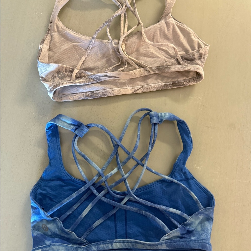 Two Lulu Lemon Sports Bras - Picture 2 of 3